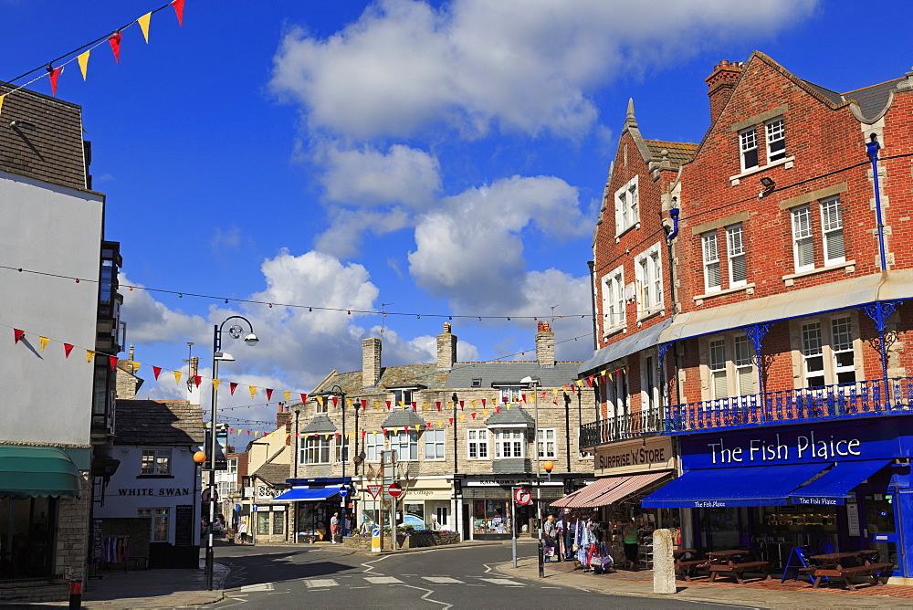 The Parade, Swanage Town, Isle of Purbeck, Dorset, England, United Kingdom, Europe