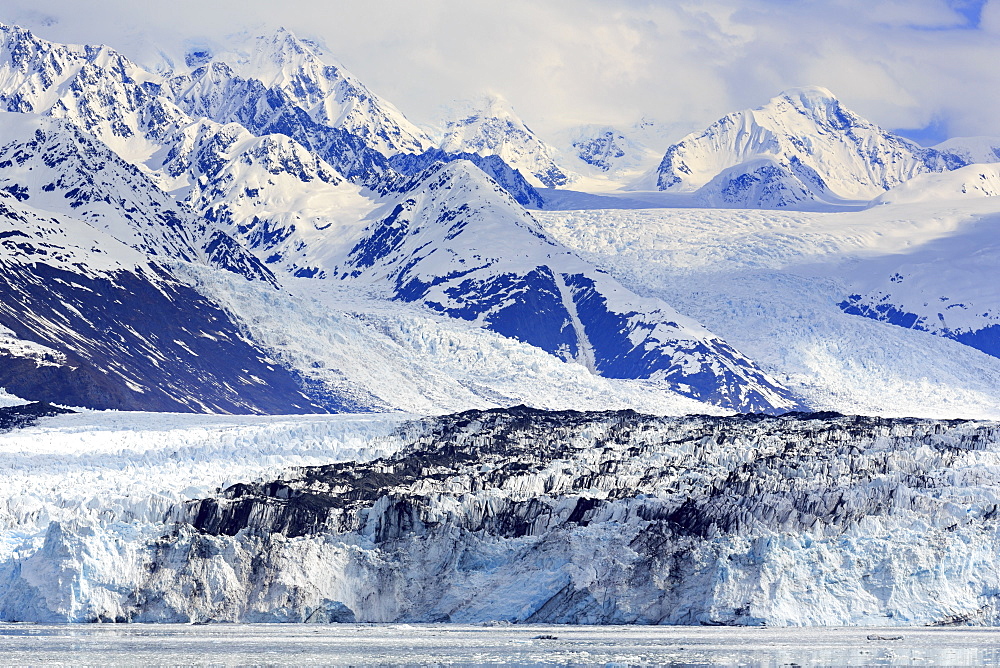 Harvard Glacier in College Fjord, Southeast Alaska, United States of America, North America