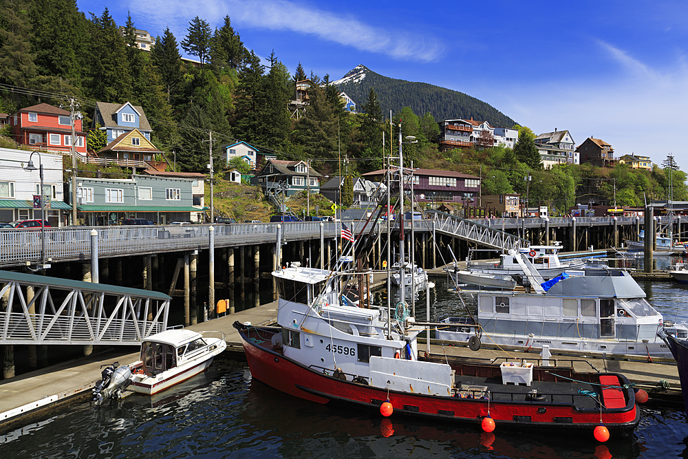 Newtown Marina, Ketchikan, Alaska, United States of America, North America