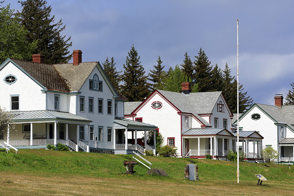 Officers' Row, Fort Seward, Haines, Lynn Canal, Alaska, United States of America, North America