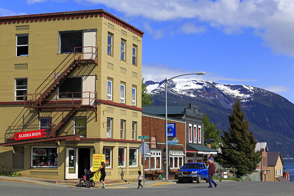 Main Street, Haines, Lynn Canal, Alaska, United States of America, North America