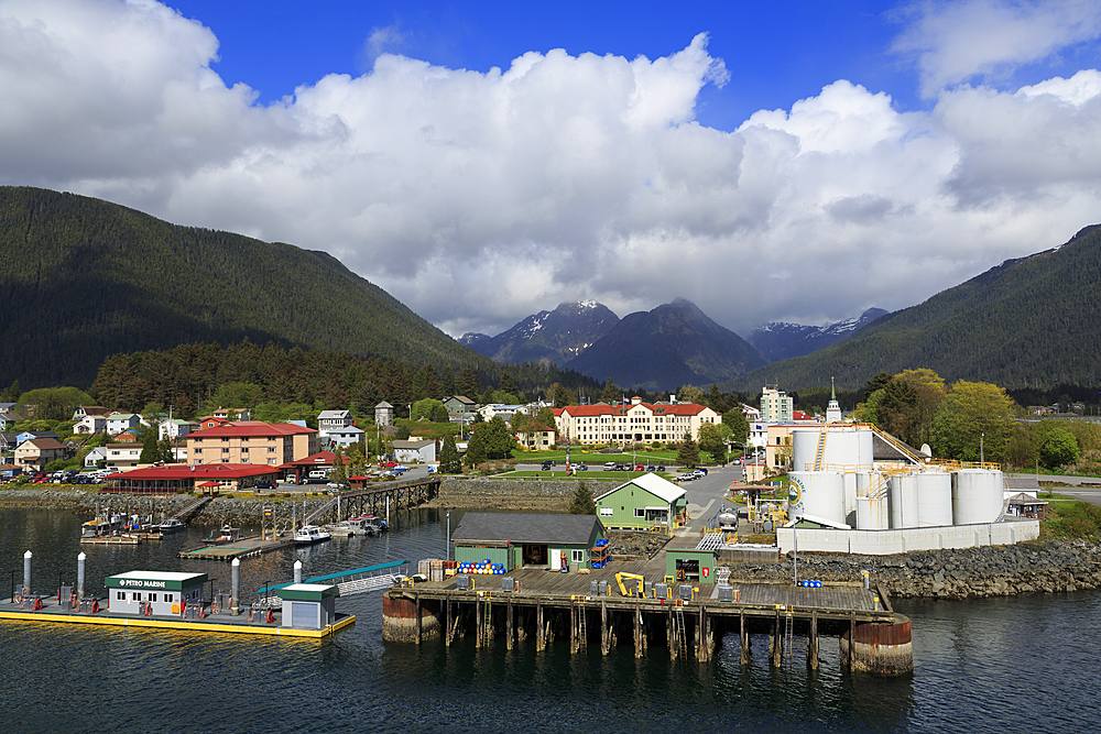 Marine Fuel Depot, Sitka Harbor, Sitka, Alaska, United States of America, North America