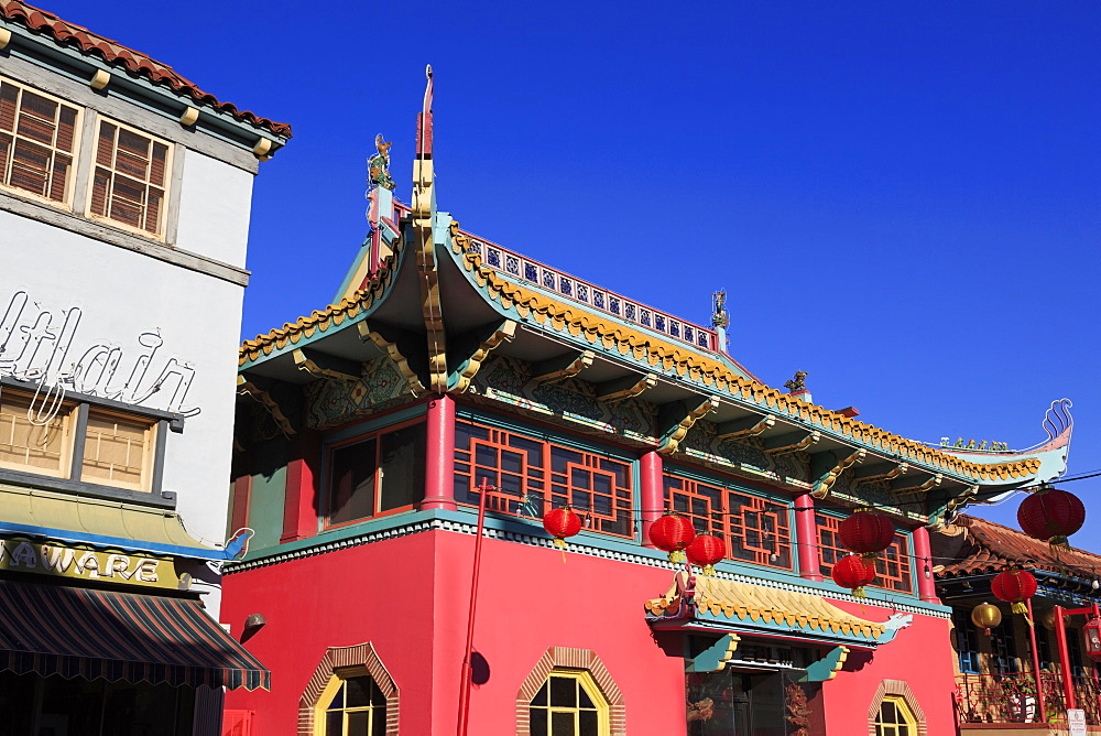 Central Plaza, Chinatown, Los Angeles, California, United States of America, North America