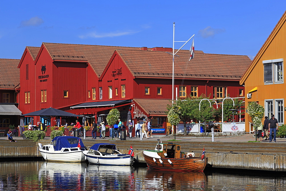 Fish Market, Kristiansand, Agder County, Norway, Scandinavia, Europe