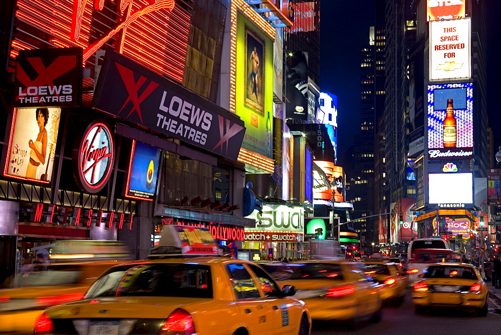 Times Square, Midtown Manhattan, New York City, New York, United States of America, North America