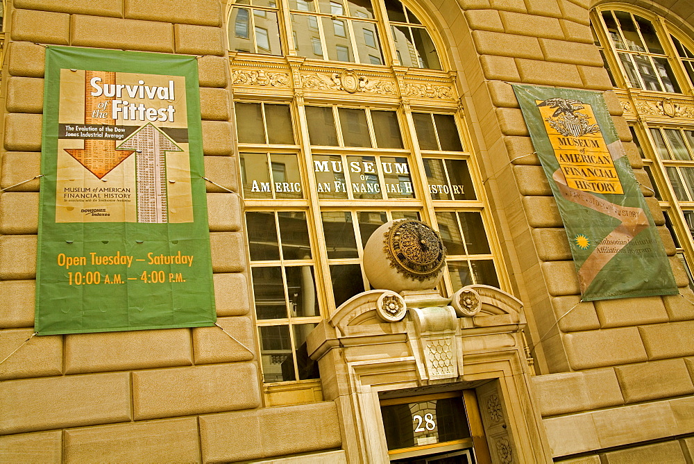 Museum of American Financial History, Lower Manhattan, New York City, New York, United States of America, North America