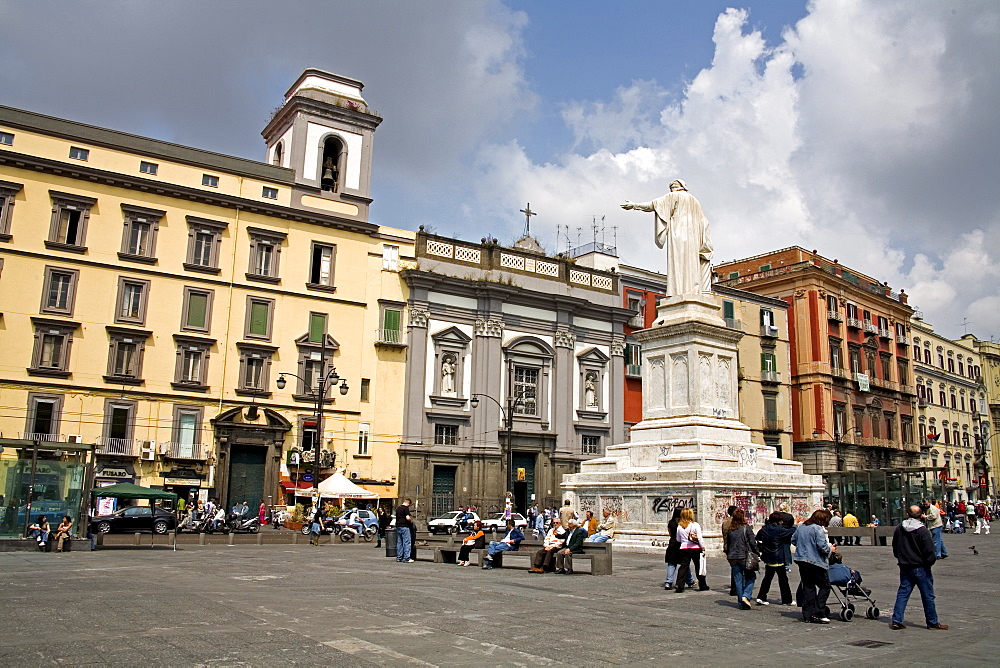 Piazza Dante, Naples, Campania, Italy, Europe