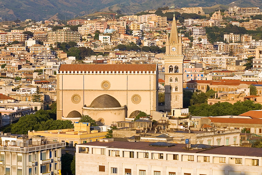 Clock Tower and Duomo, Messina, Sicily, Italy, Europe