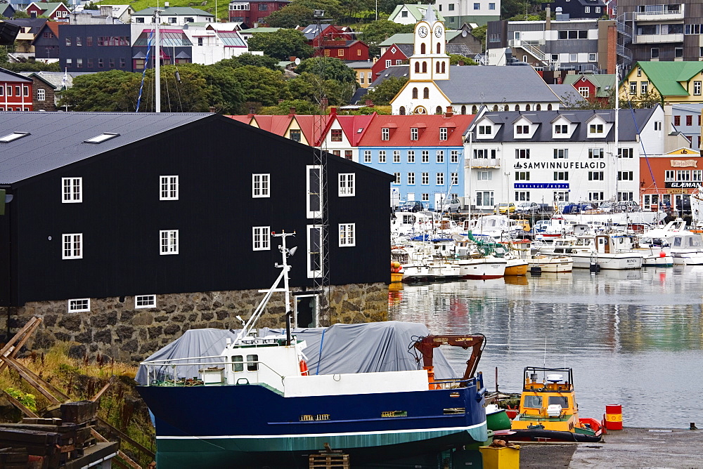 Dry dock, Port of Torshavn, Faroe Islands (Faeroes), Kingdom of Denmark, Europe