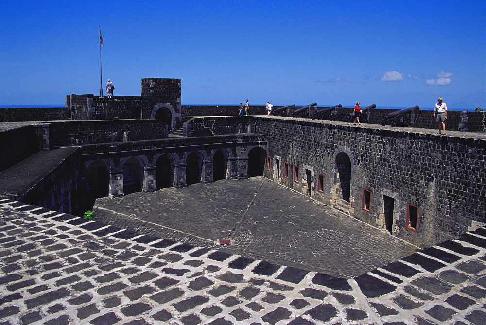 Citadel, Brimstone Hill Fortress National Park, St. Kitts, Leeward Islands, West Indies, Caribbean, Central America