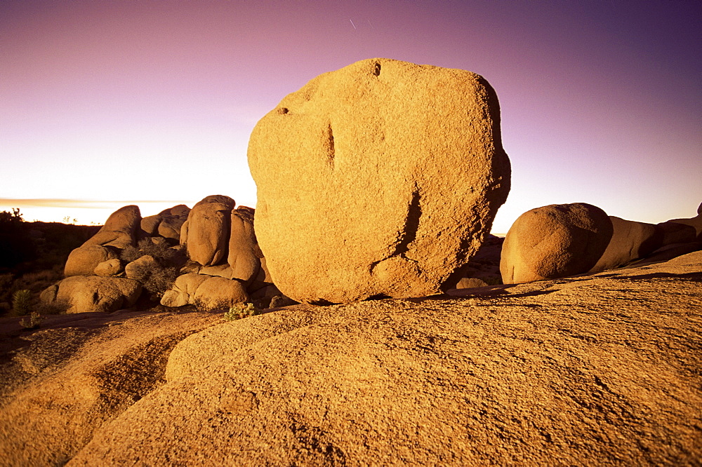 Rock formation, Jumbo Rocks, Joshua Tree National Park, California, United States of America, North America