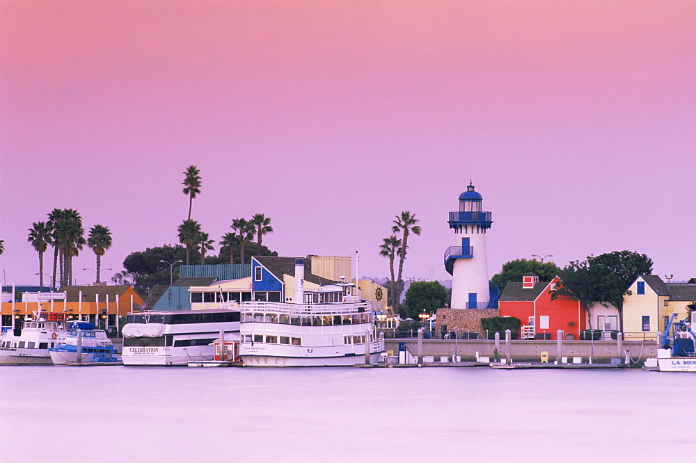 Fishermen's village, Marina Del Rey, Los Angeles, California, United States of America, North America