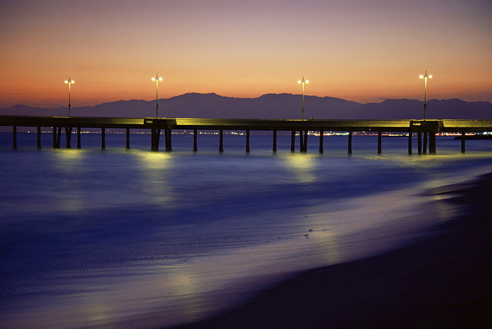 Venice Beach pier, Los Angeles, California, United States of America, North America