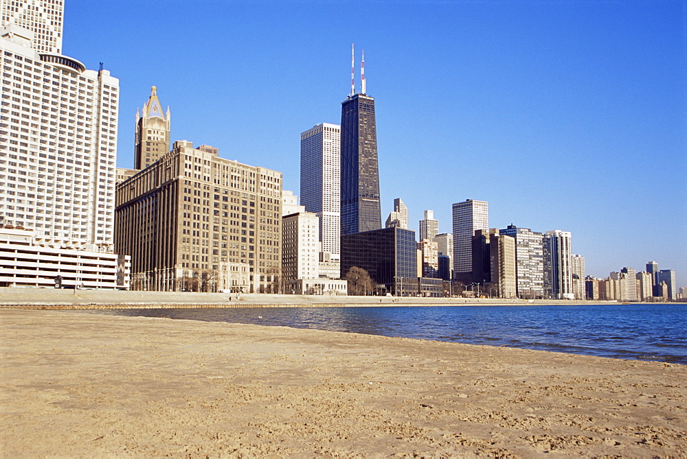 Ohio Beach, Downtown Chicago, United States of America, North America