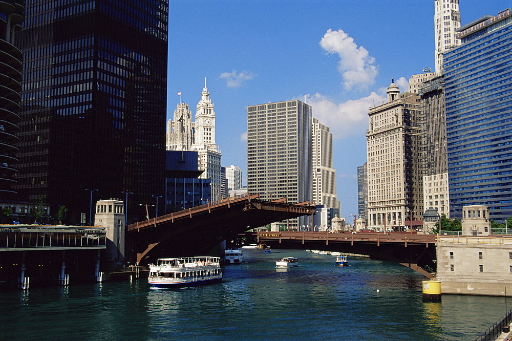 State Street Bridge, Chicago, Illinois, United States of America, North America