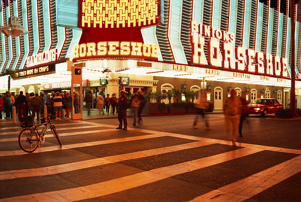 Horseshoe Casino, Fremont Street, Downtown, Las Vegas, Nevada, United States of America, North America