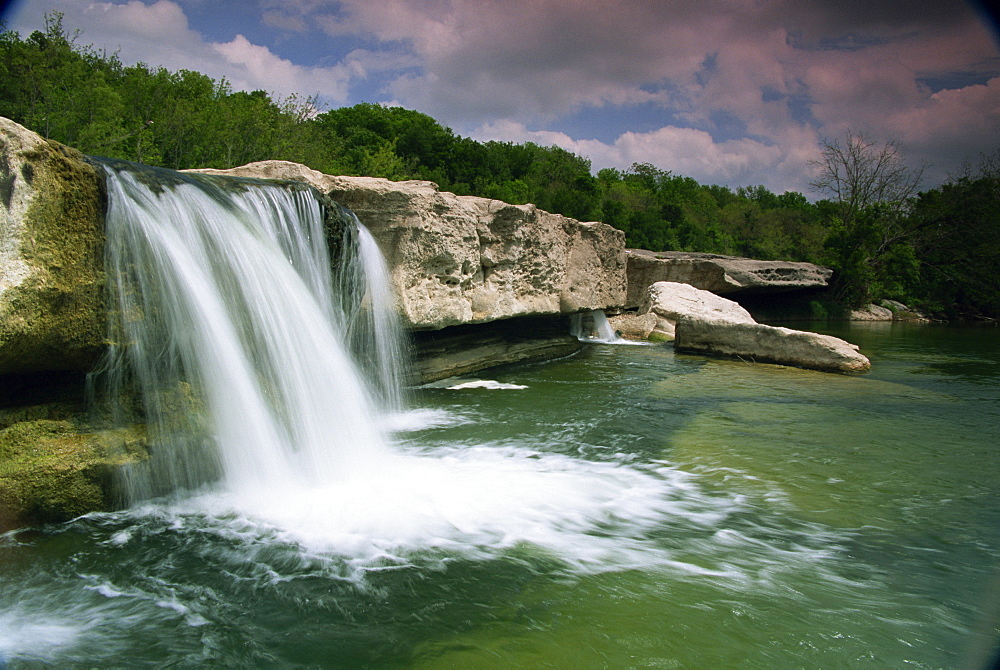 Lower McKinney Falls, McKinney Falls State Park, Austin, Texas, United States of America, North America