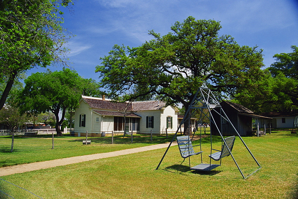 President Johnson's boyhood home, Johnson City, Greater Austin area, Texas, United States of America, North America