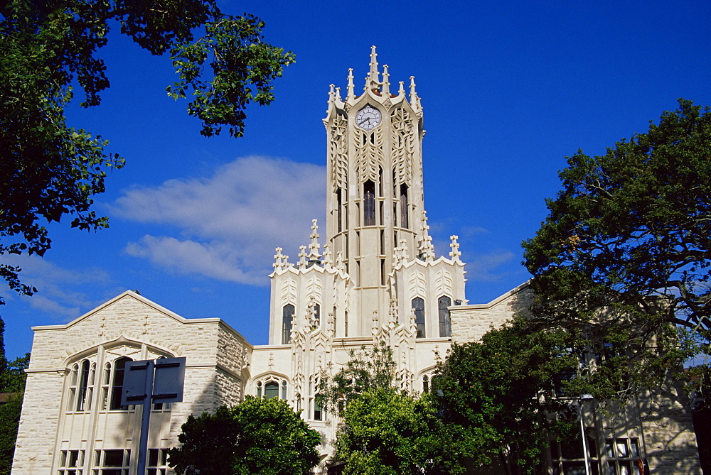 Old Arts Building and clock tower, University of Auckland, Auckland, North Island, New Zealand, Pacific