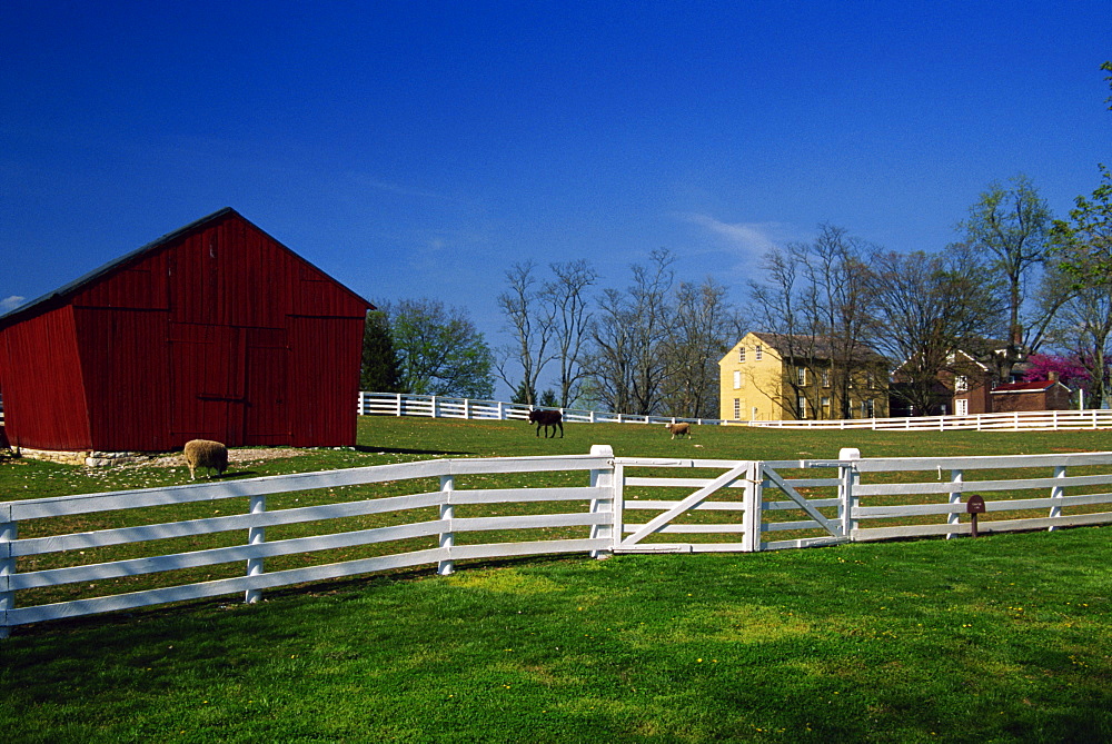 Shaker village of Pleasant Hill, Lexington area, Kentucky, United States of America, North America