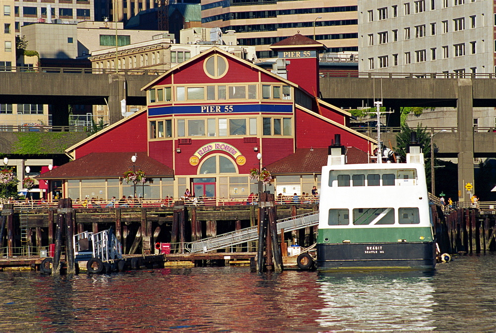 Pier 55, Downtown Seattle, Washington state, United States of America, North America