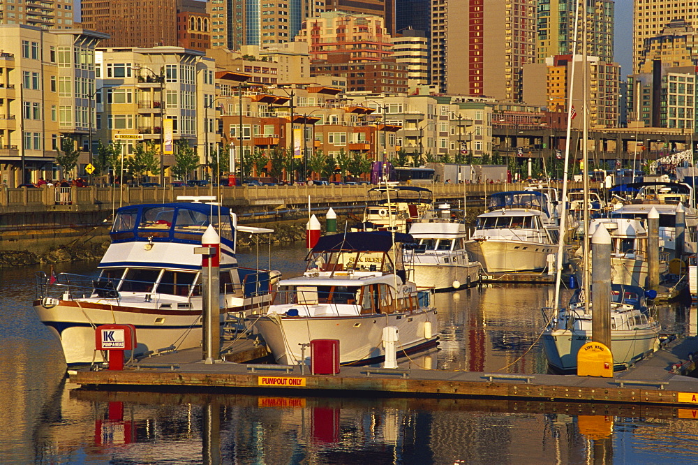 Bell Harbor Marina, Seattle, Washington state, United States of America, North America