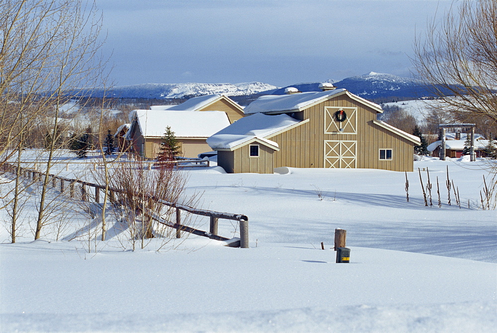 Barn, Jackson Hole, Wyoming, United States of America, North America