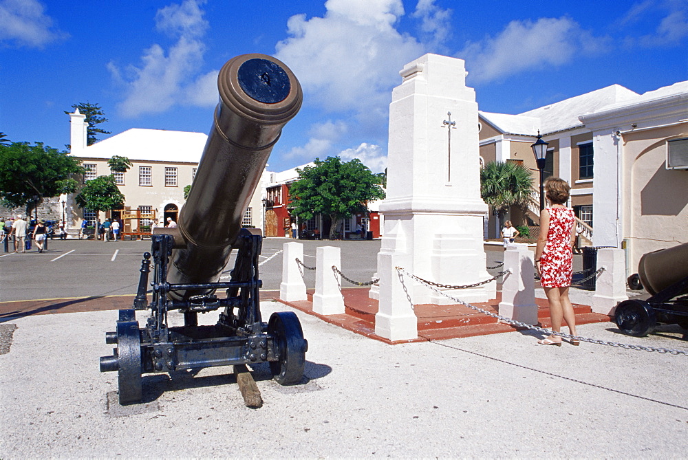 Royal Garrison Artillery monument, Kings Square, St. George, Bermuda, Central America