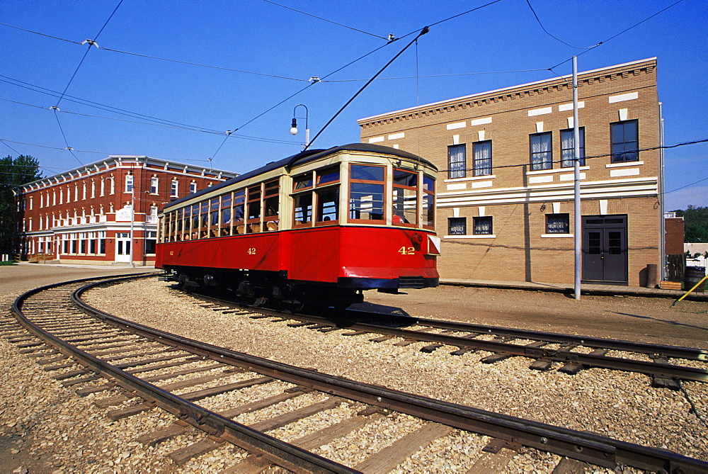 Streetcar, Fort Edmonton Park, Edmonton, Alberta, Canada, North America