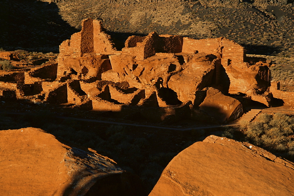 Wukoki pueblo ruins, Wupatiki National Monument, Flagstaff, Arizona, United States of America, North America