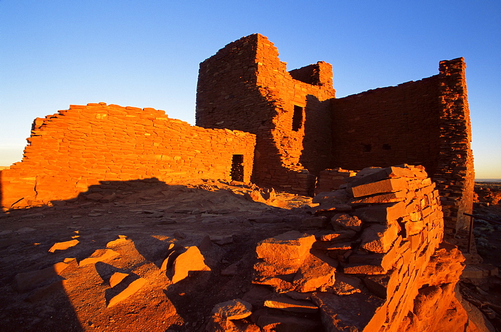 Wukoki pueblo ruins, Wupatiki National Monument, Flagstaff, Arizona, United States of America, North America