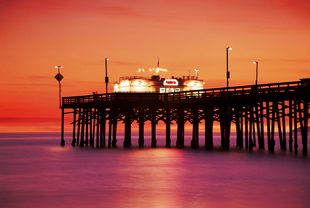 Balboa Island pier, Newport Beach, southern California, California, United States of America, North America