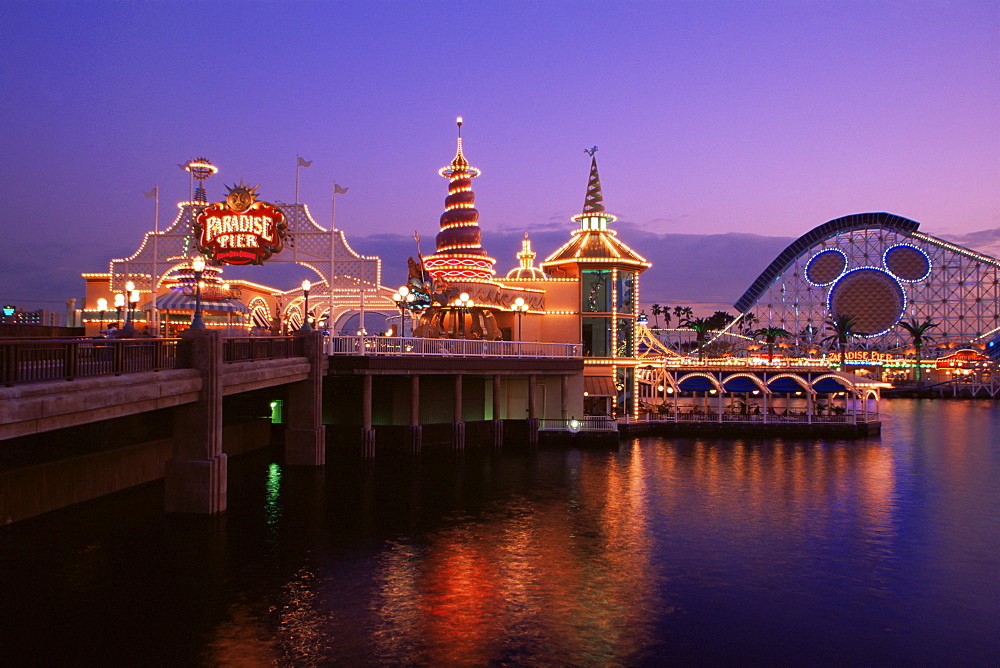 Paradise Pier, Disney's California Adventure, Anaheim, California, United States of America, North America