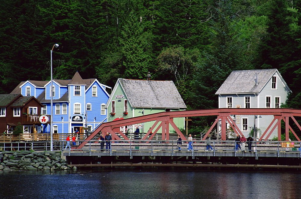 Creek Street, Ketchikan, Alaska, United States of America, North America