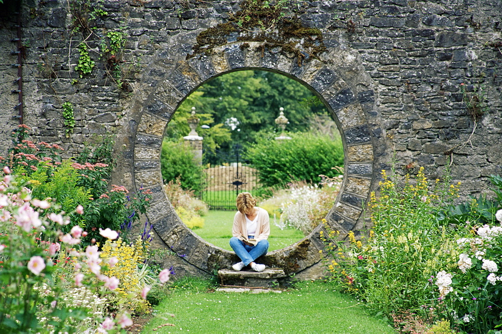 Walled garden, Mount Juliet Estate, County Kilkenny, Leinster, Republic of Ireland, Europe