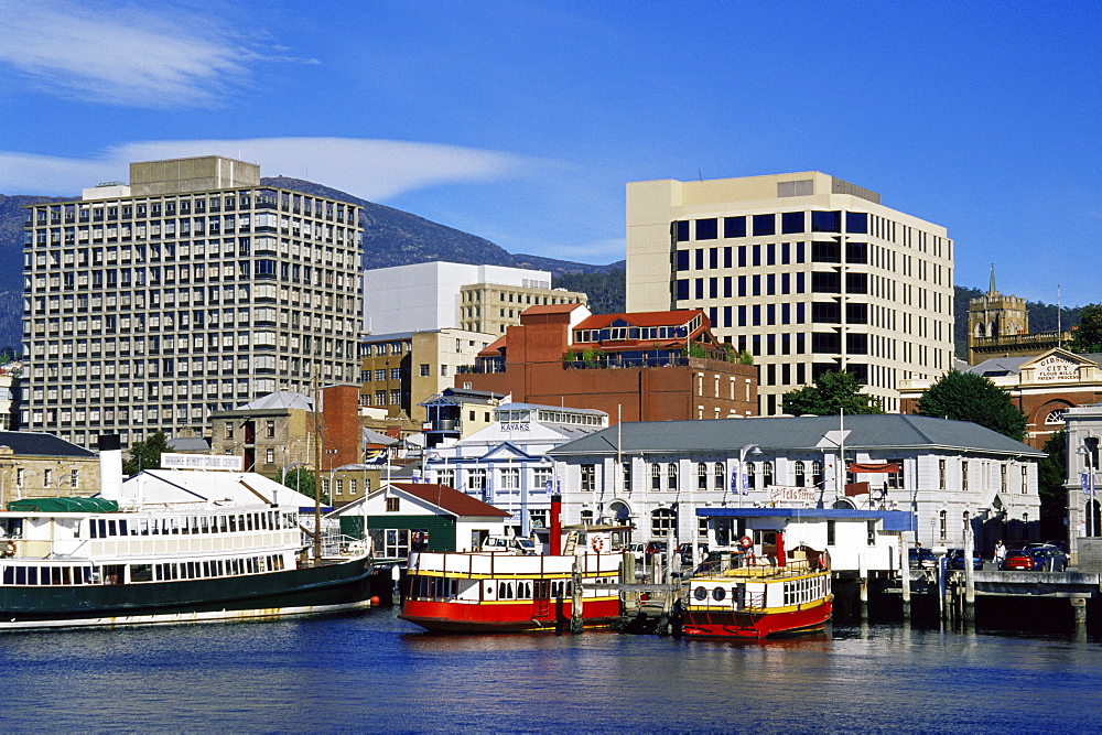 Ferry terminal, Hobart Docks, Tasmania, Australia, Pacific