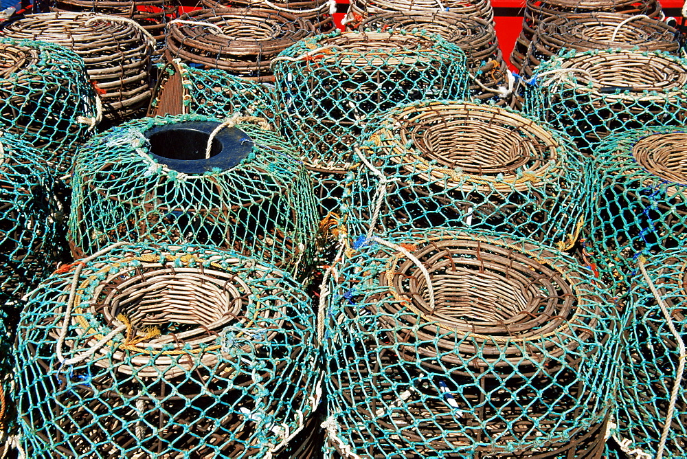 Lobster pots, Hobart City Docks, Hobart, Tasmania, Australia, Pacific