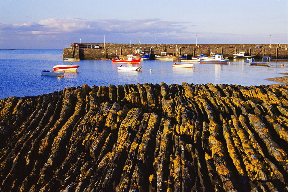 Ballywalter Pier, Ards Peninsula, County Down, Ulster, Northern Ireland, United Kingdom, Europe