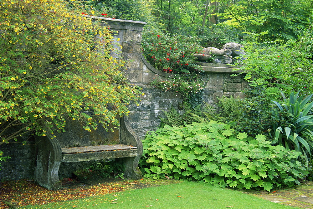 Italian Garden, Mount Stewart House, County Down, Ulster, Northern Ireland, United Kingdom, Europe