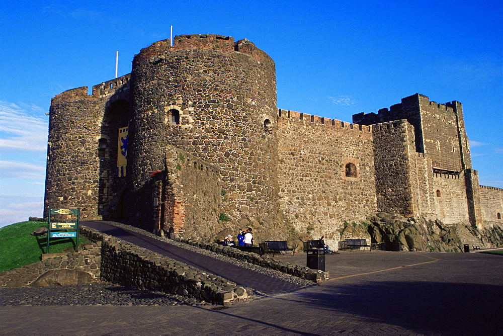 Carrickfergus Castle, County Antrim, Ulster, Northern Ireland, United Kingdom, Europe