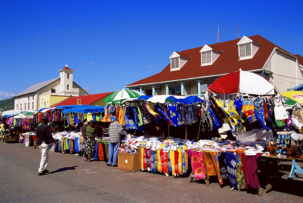 Market, Philipsburg, St. Maarten, West Indies, Caribbean, Central America