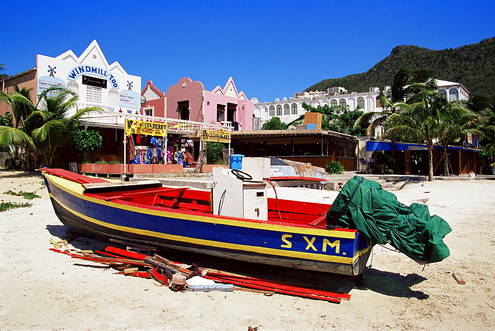 Frontstreet village, Philipsburg, St. Maarten, West Indies, Caribbean, Central America