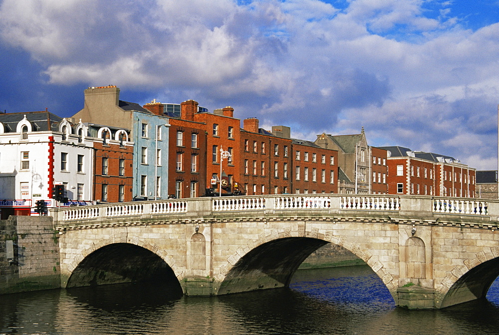 Mellows Bridge over River Liffey, Dublin City, Republic of Ireland, Europe