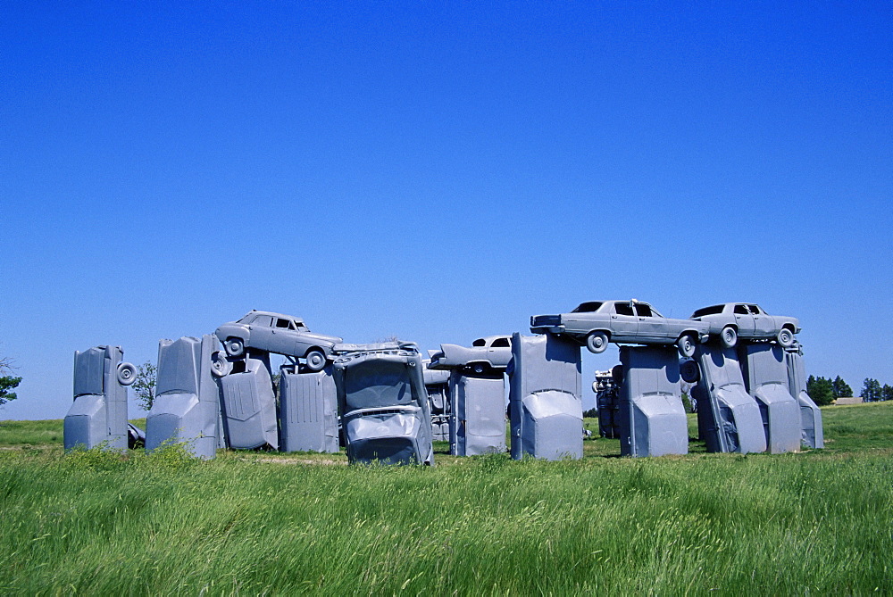 Carhenge, Alliance City, western Nebraska, United States of America, North America