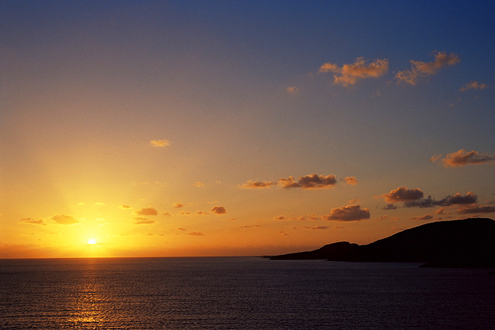 Sunset, St. Thomas Island, U.S. Virgin Islands, West Indies, Caribbean, Central America