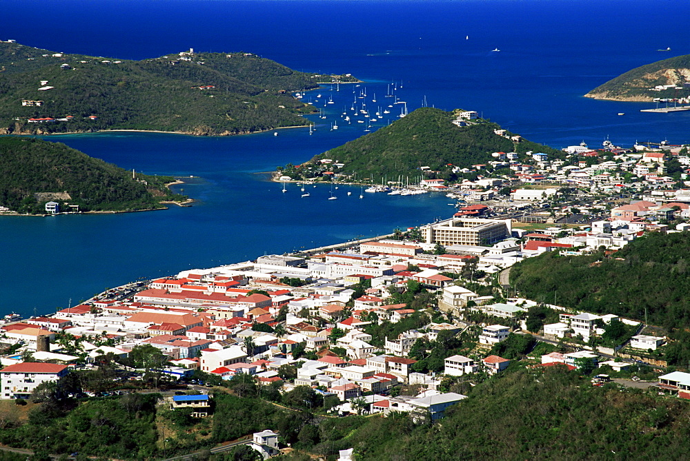 Charlotte Amalie harbour, St. Thomas, U.S. Virgin Islands, West Indies, Central America