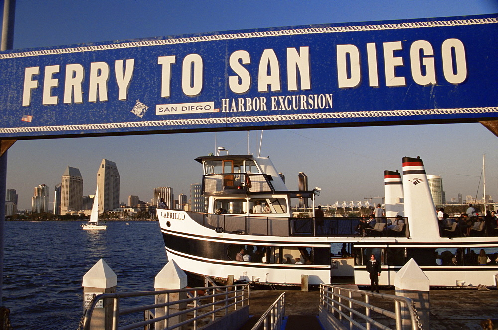 Ferry, Coronado Island, San Diego, California, United States of America, North America