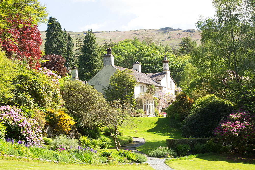 Wordsworth's home, Rydal Mount, Rydal, Lake District National Park, UNESCO World Heritage Site, Cumbria, England, United Kingdom, Europe