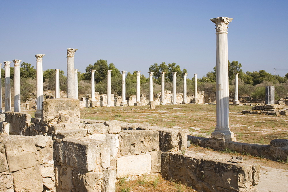 The archaeological site of Salamis, Salamis, North Cyprus, Europe