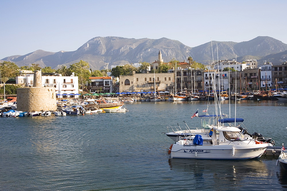 Fort and Harbour, Kyrenia, North Cyprus, Mediterranean, Europe